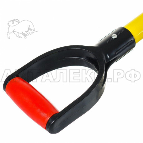Лопата совковая S519 FGU цветная с фибергласовым (стеклопластик) черенком 1,05м (280х240)